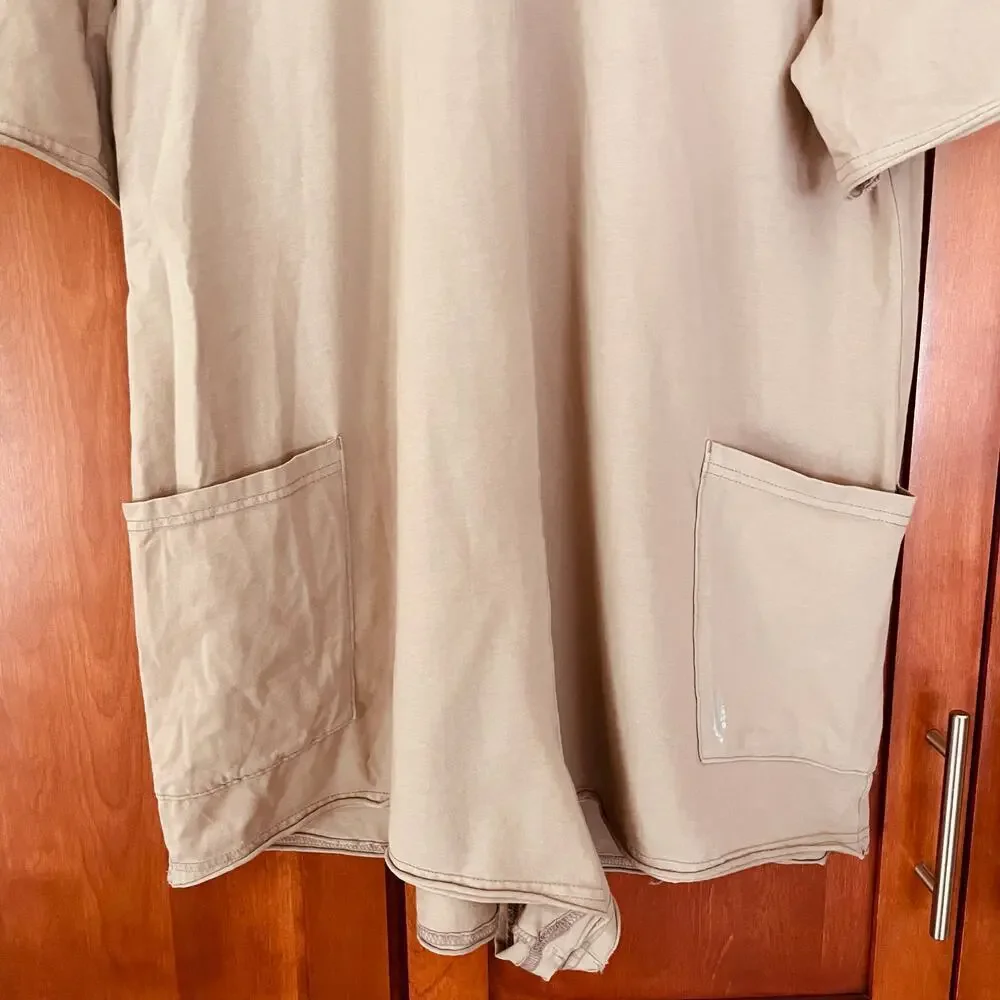 Free People Movement Hot Shot Tee Romper Mocha Latte Size Large